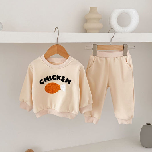 Chicken Drumstick Cotton Lounge Set (6m-4yrs)