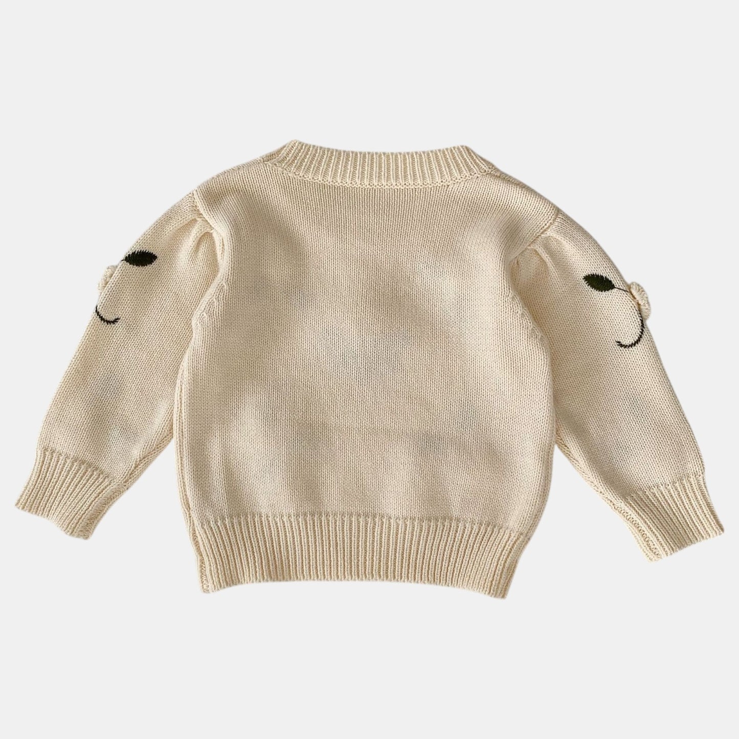Adeline Rose Cotton Knit Sweater (3m-3yrs)