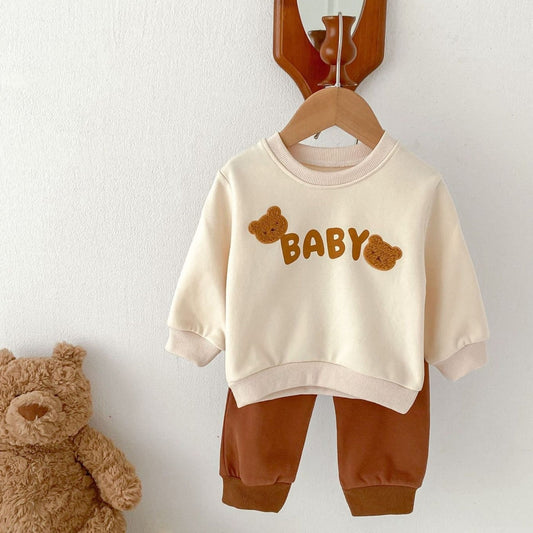 Baby Bear Cotton Lounge Set (6m-4yrs)