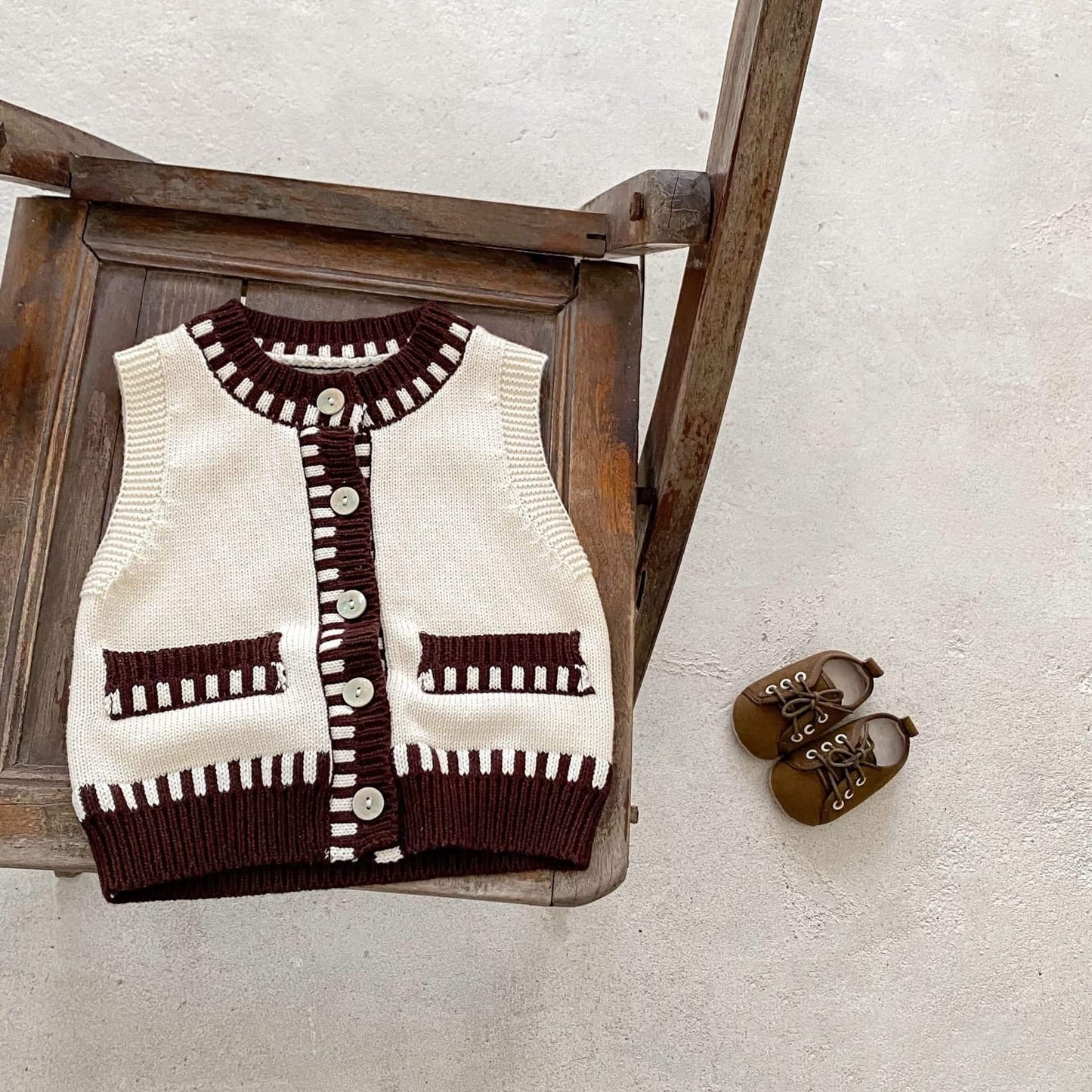 Blake Heritage Cotton Knit Vest (3m-3yrs)