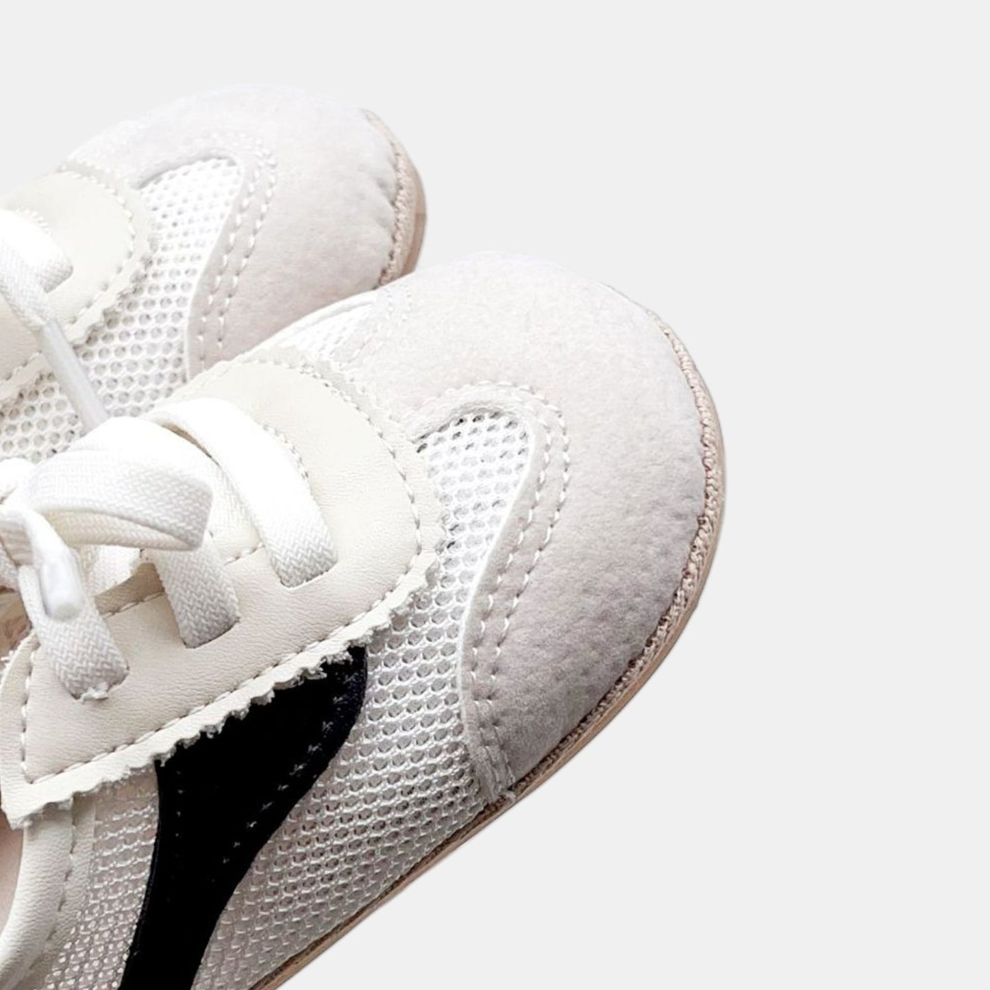 Breathable Mesh Baby Sneakers, Black (11-13cm)