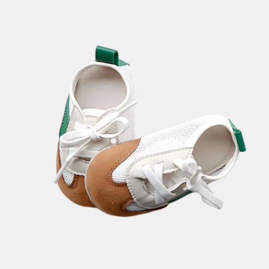 Breathable Mesh Baby Sneakers, Green (11-13cm)