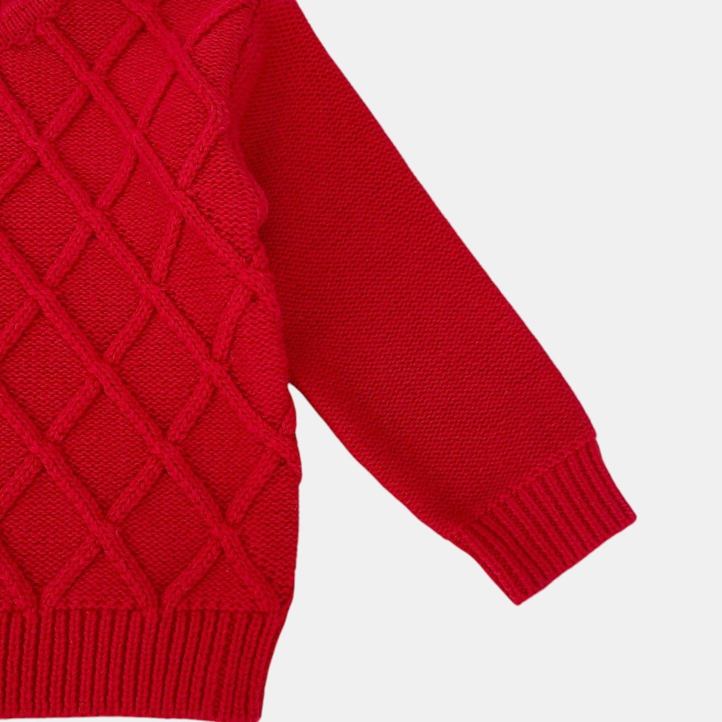 Carmen Lattice Cotton Knit Sweater (3m-3yrs)