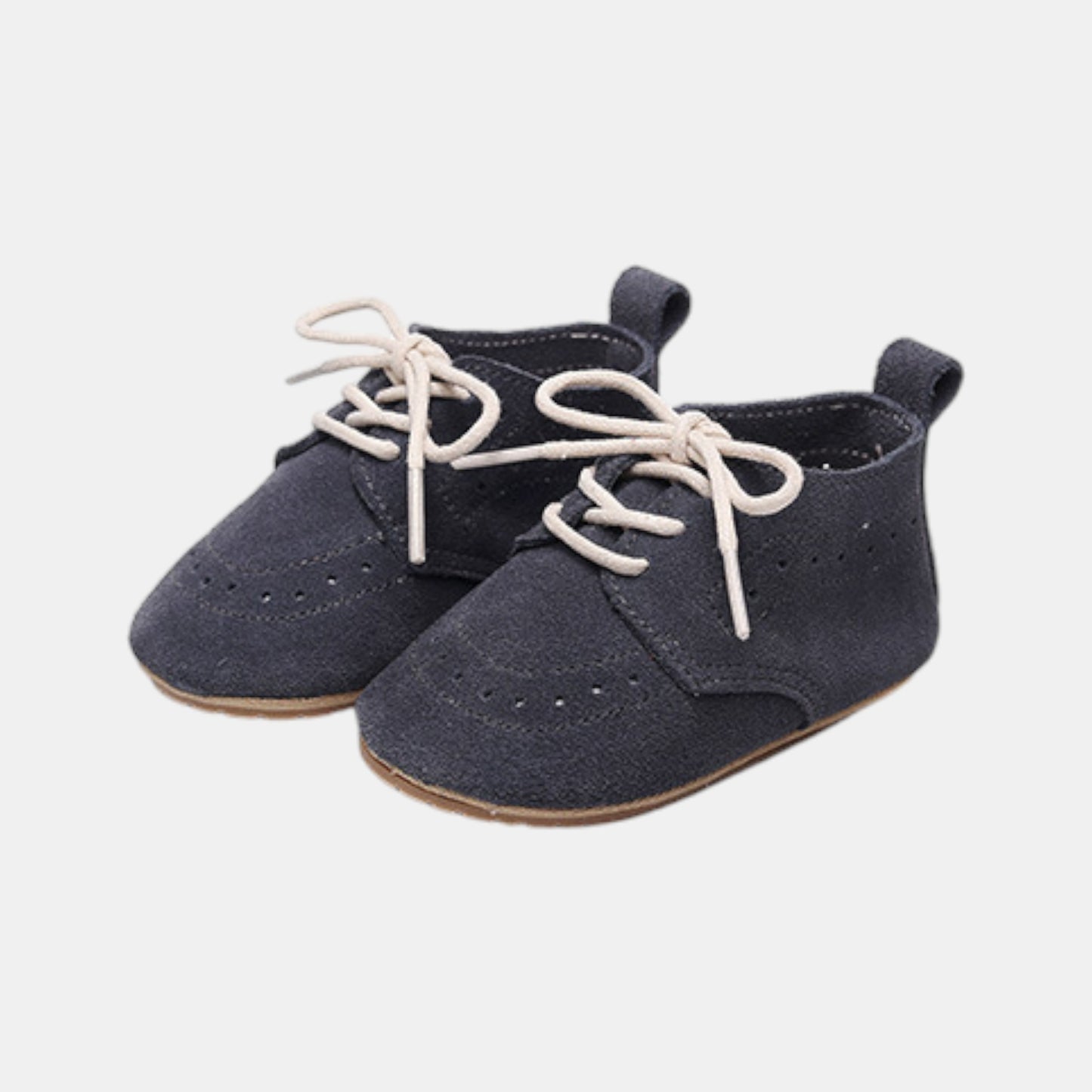 Charcoal Grey Suede Baby Boots (11-13cm)