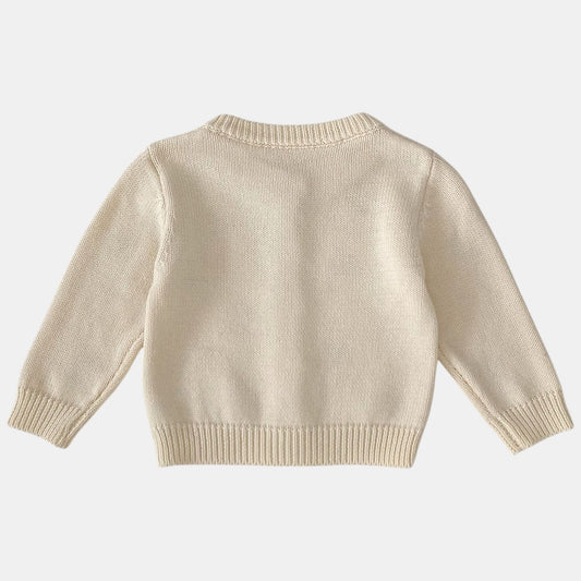 Cherry Bonbon Cotton Knit Cardigan (3m-3yrs)