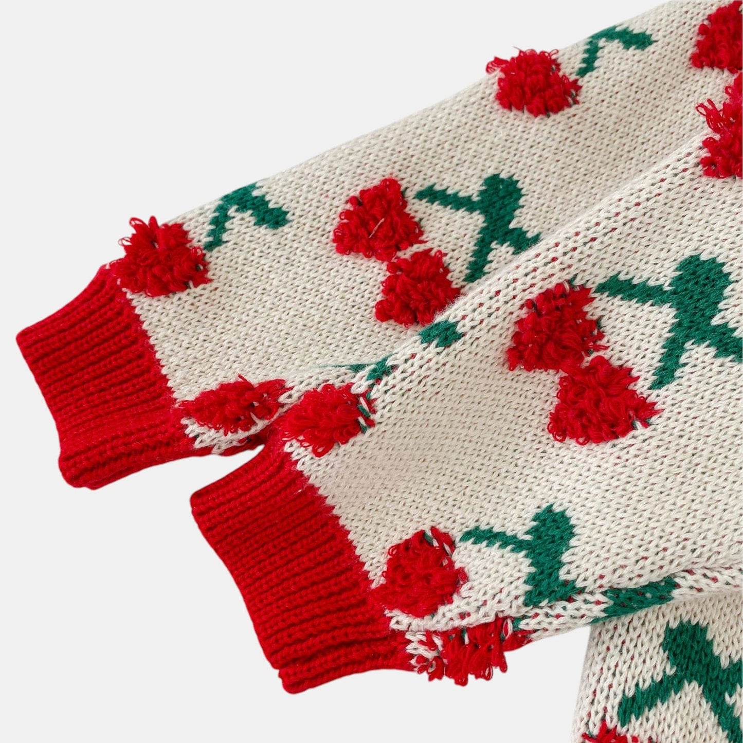 Cherry Delight Cotton Knit Cardigan (3m-3yrs)