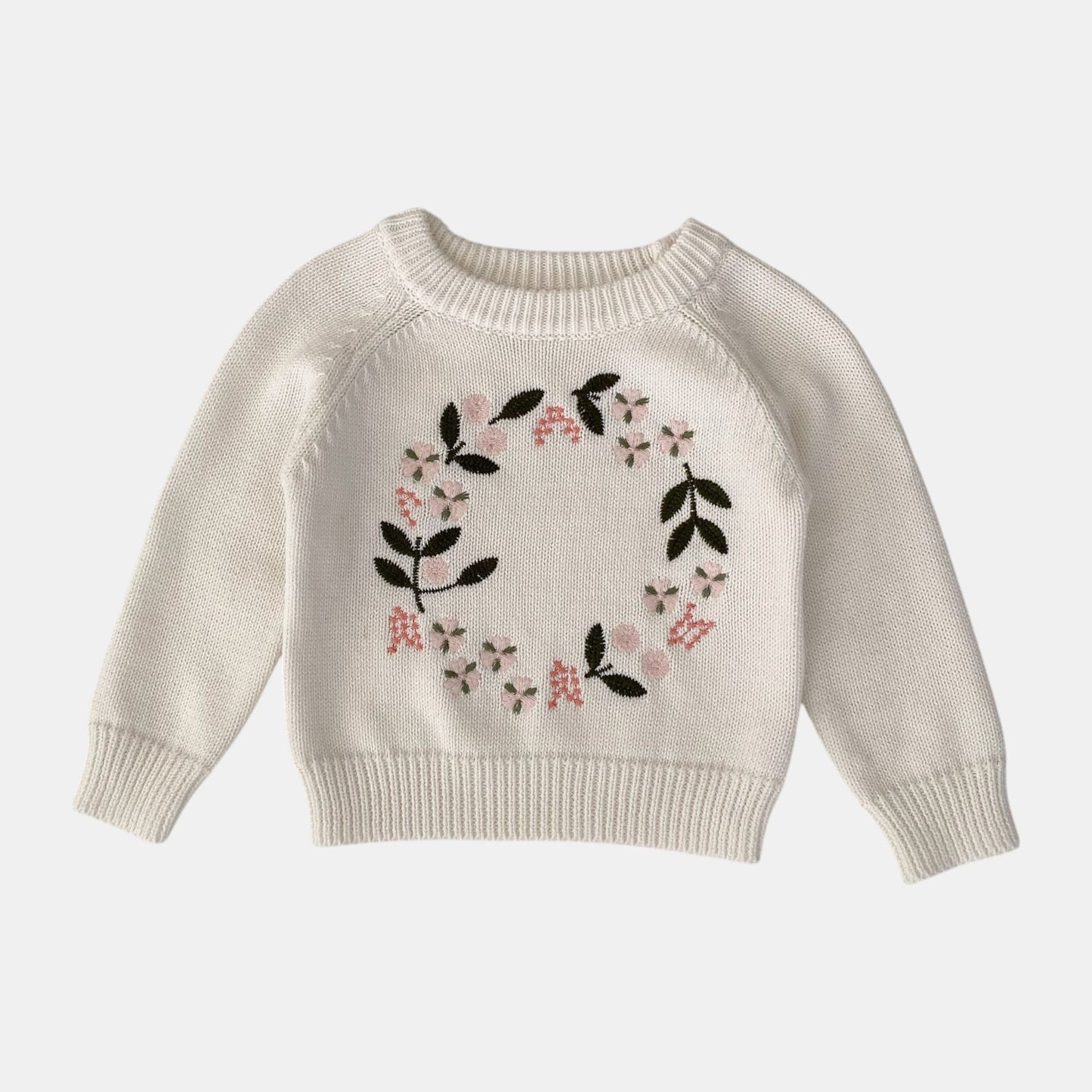 Clara Halo Cotton Knit Sweater (3m-3yrs)