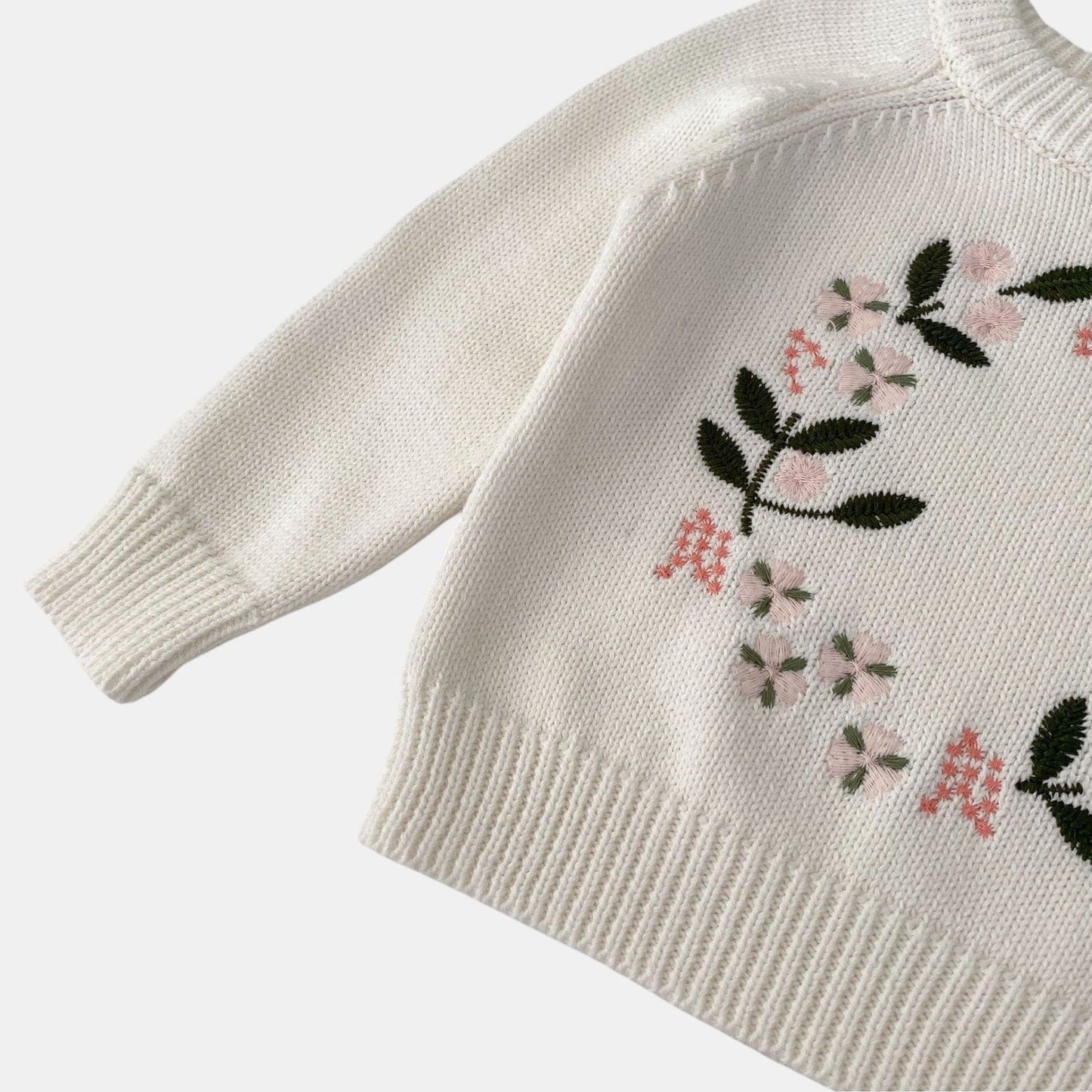 Clara Halo Cotton Knit Sweater (3m-3yrs)