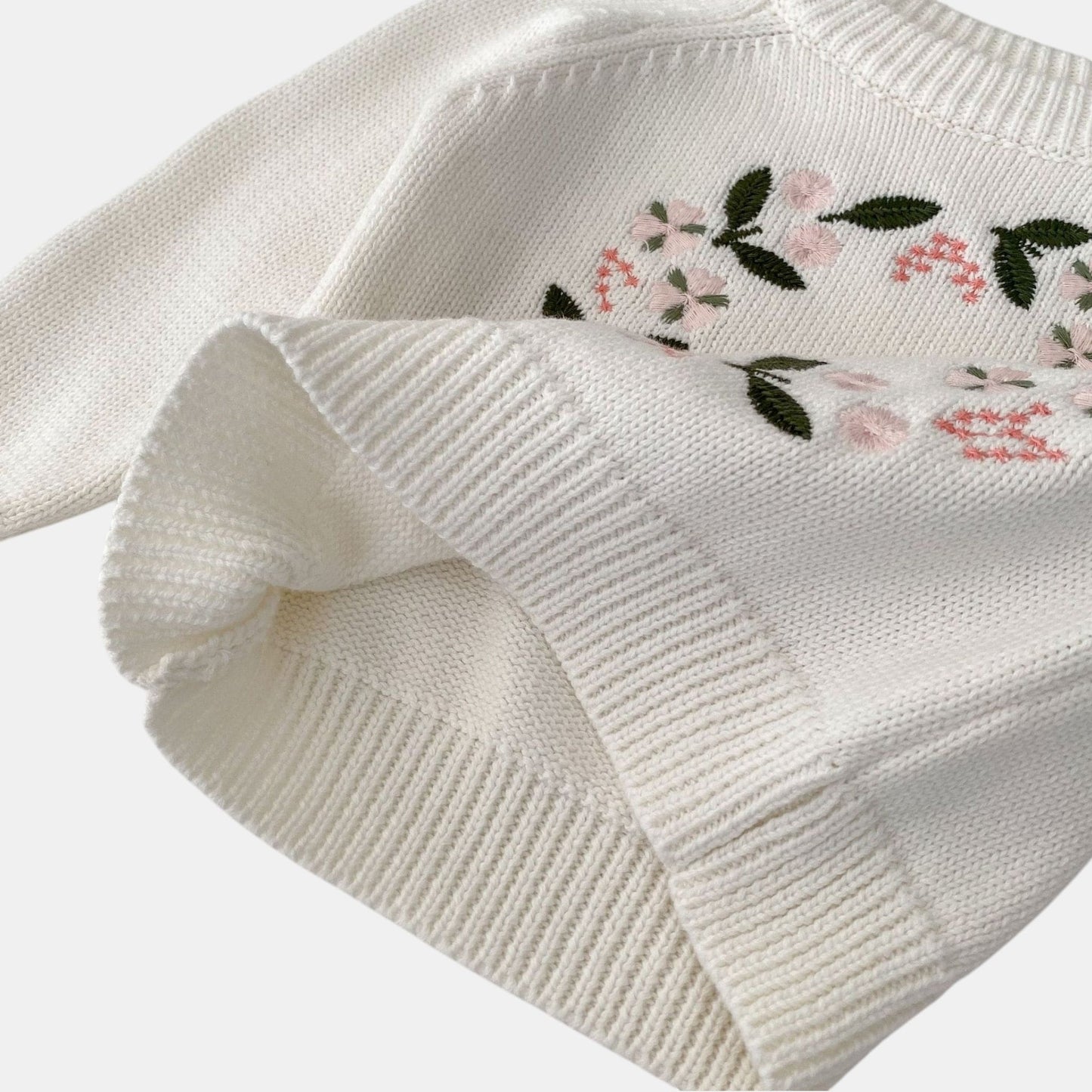 Clara Halo Cotton Knit Sweater (3m-3yrs)