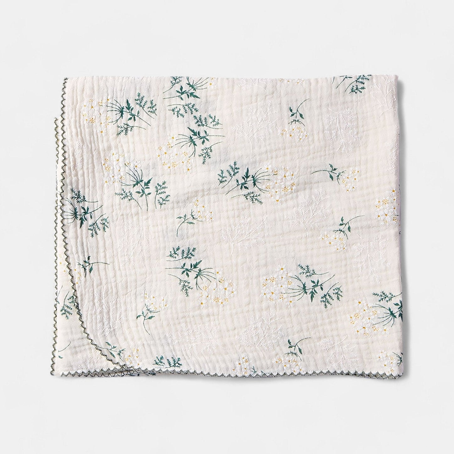 Cotton Gauze Bath Towel, Ethereal Blooms