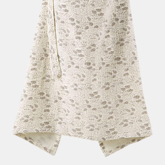 Cotton Gauze Nursing Cover, Little Leaves - Detail - Bambisserie