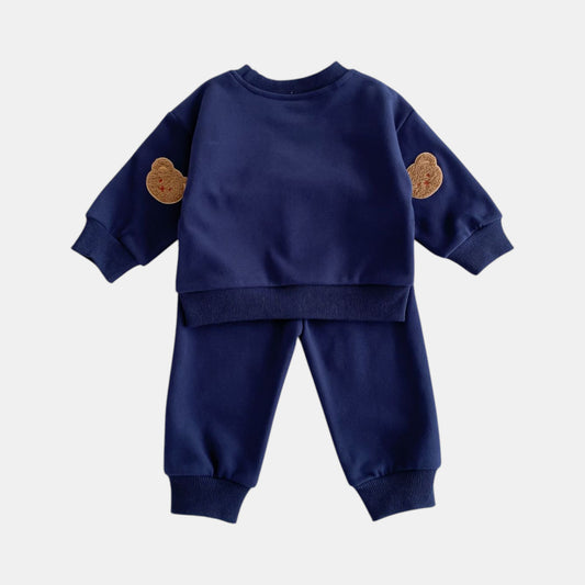 Cuddle Bear Cotton Lounge Set, Navy (6m-4yrs)