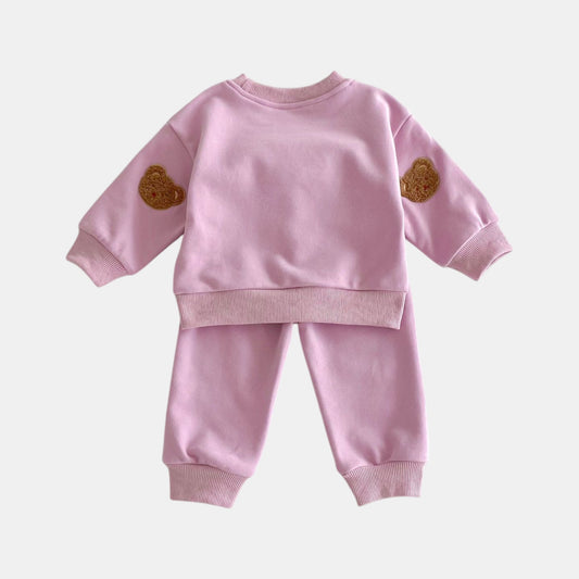 Cuddle Bear Cotton Lounge Set, Purple (6m-4yrs)