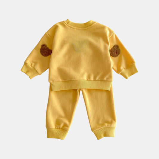 Cuddle Bear Cotton Lounge Set, Yellow (6m-4yrs)