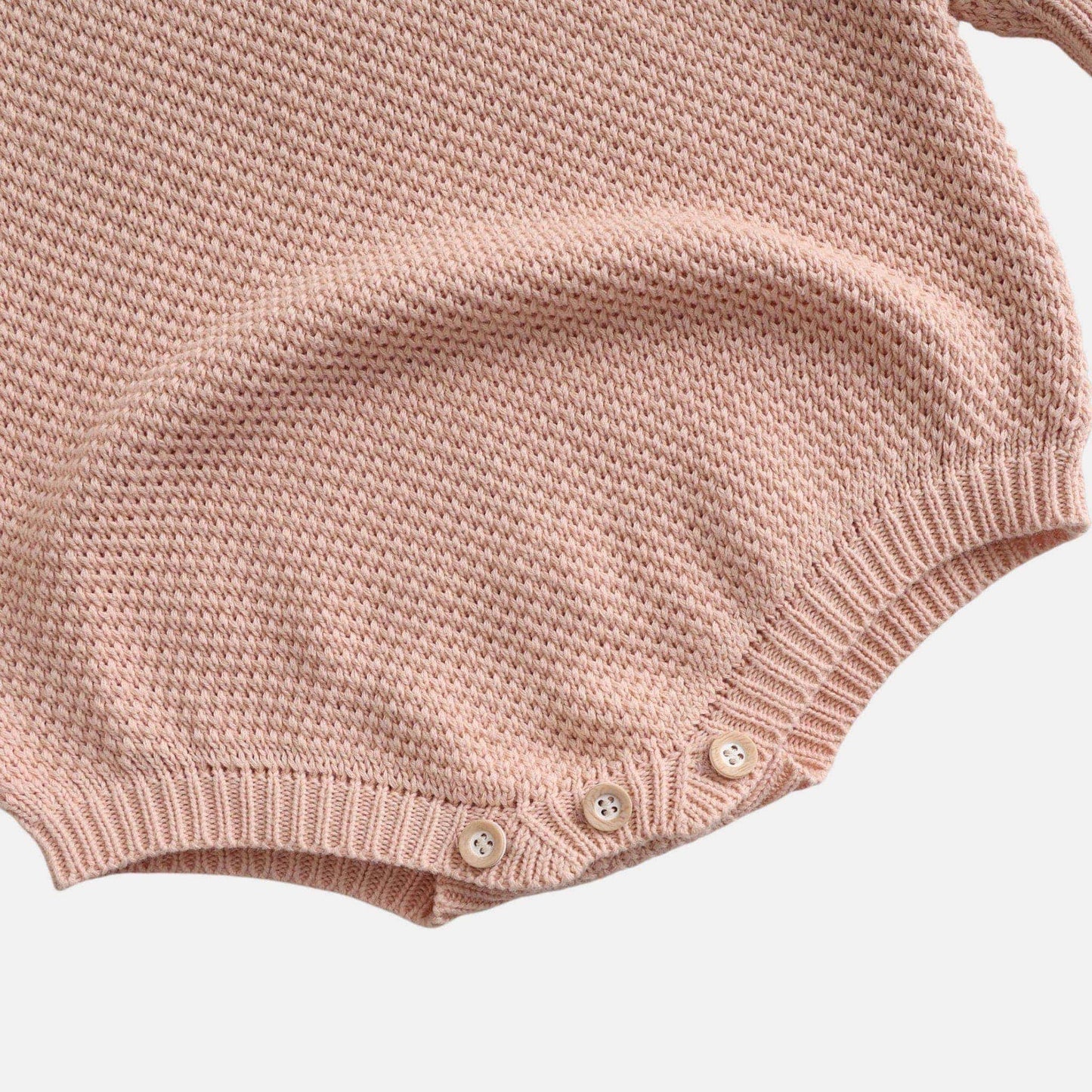 Drew Polo Knit Romper - Pink (3m-24m)
