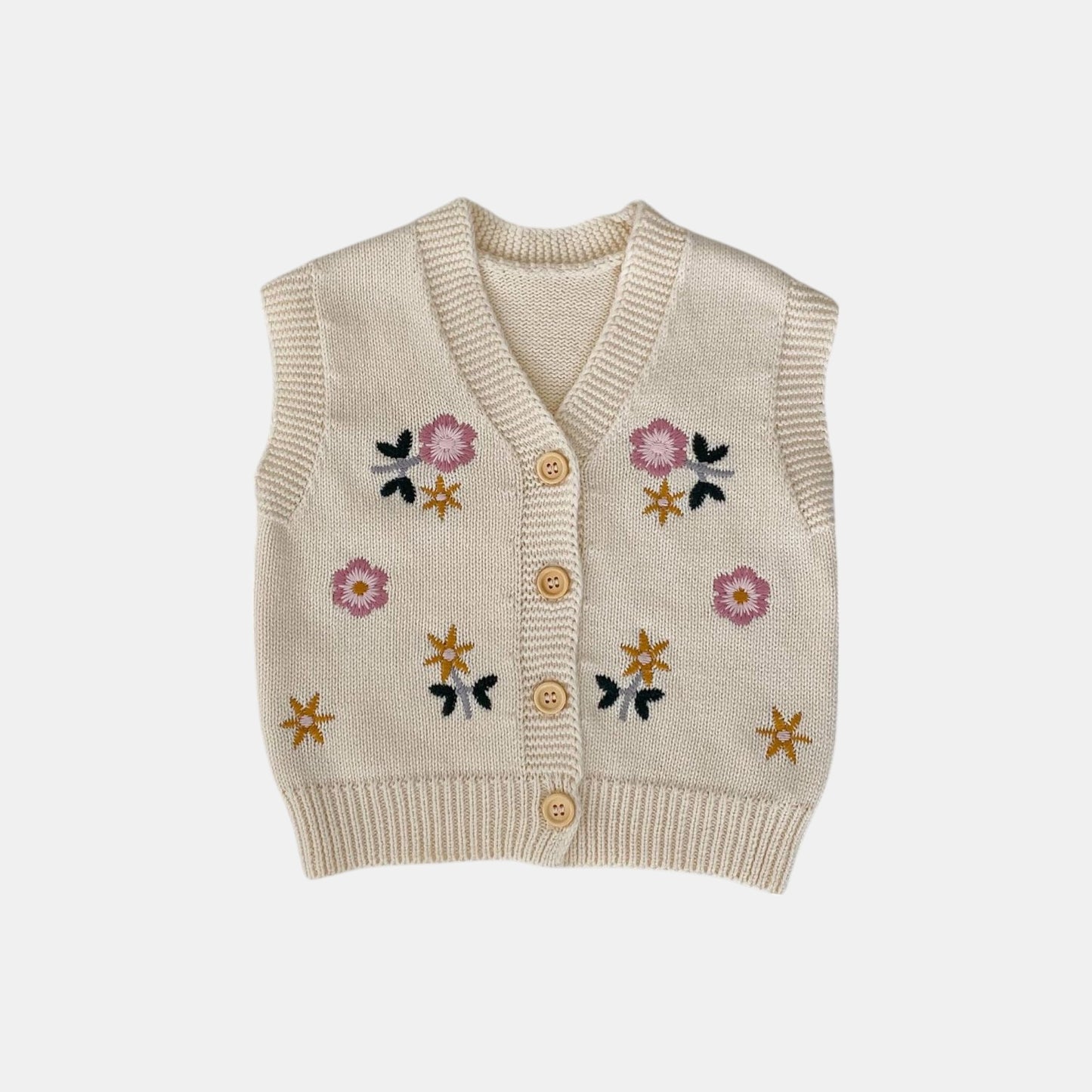 Eden Cotton Knit Vest (3m-3yrs)