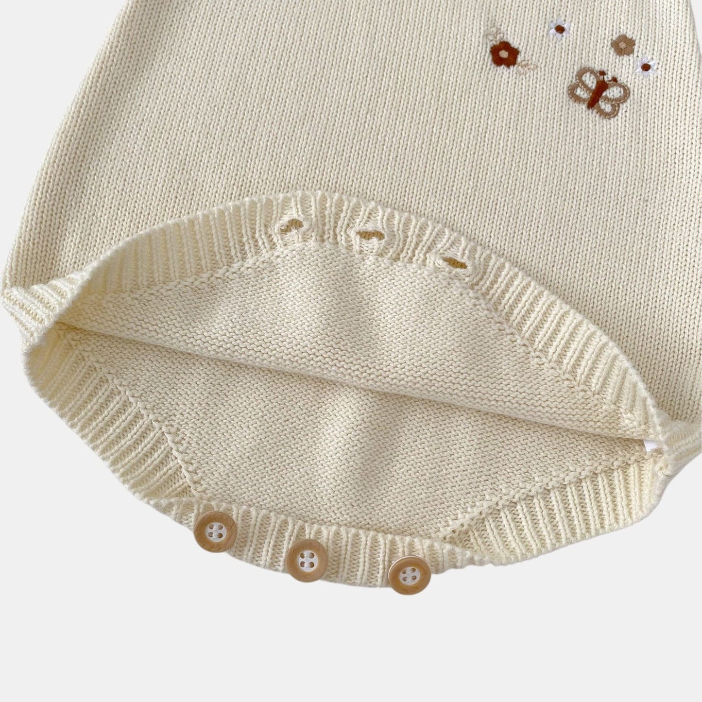 Forest Butterfly Cotton Knit Romper (3m-3yrs)