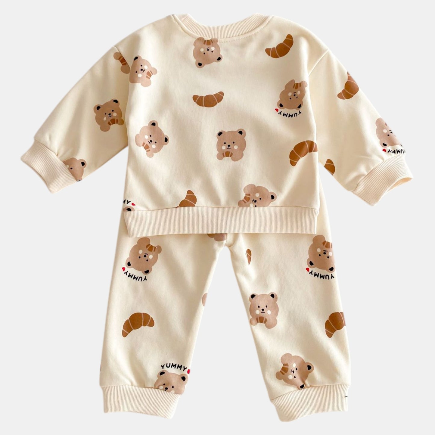 Gourmet Bear Cotton Lounge Set (6m-4yrs)