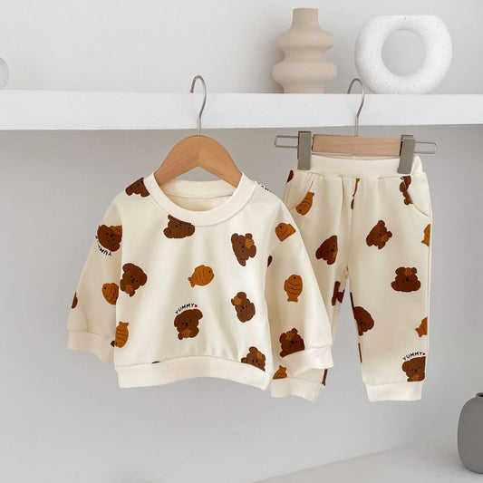 Gourmet Poodle Cotton Lounge Set (6m-4yrs)