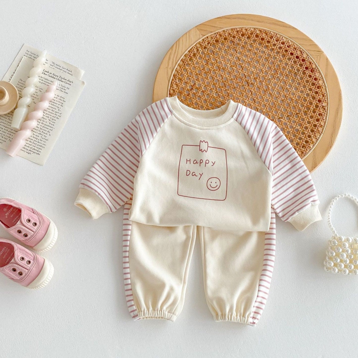 Happy Day Cotton Lounge Set (6m-4yrs)