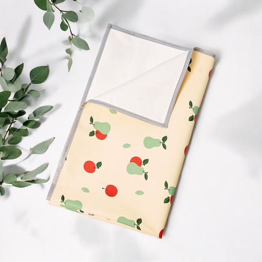 Waterproof Baby Changing Mat, Apples & Pears - Lifestyle - Bambisserie