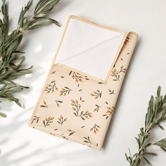 Waterproof Baby Changing Mat, Olives - Lifestyle - Bambisserie