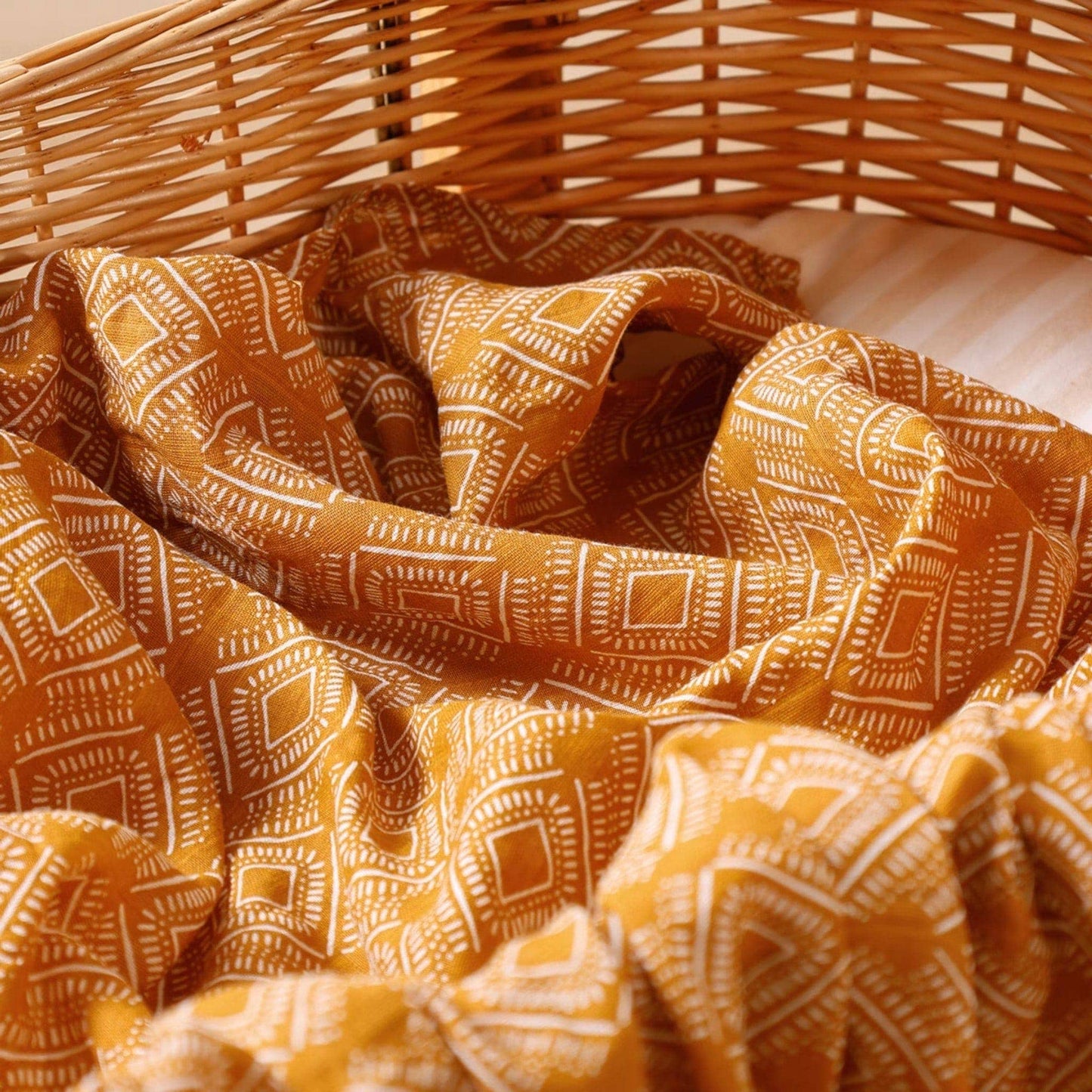 Large Cotton Muslin Baby Swaddle Blanket Set - Urban Boho (3 Pack)