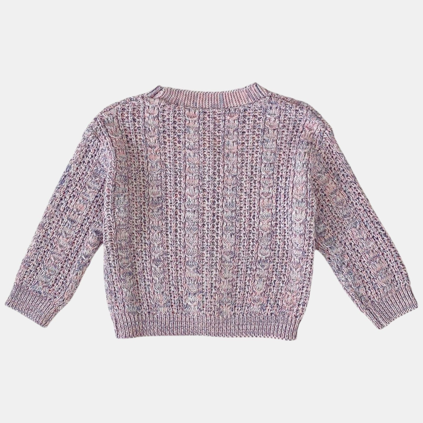 Lavender Blush Cotton Knit Cardigan (3m-3yrs)