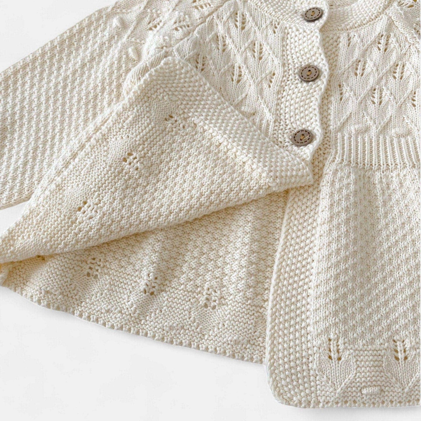 Lily Belle Cotton Knit Cardigan (3m-3yrs)