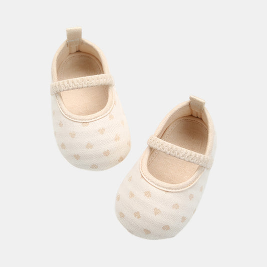 Little Hearts Cotton Baby Shoes