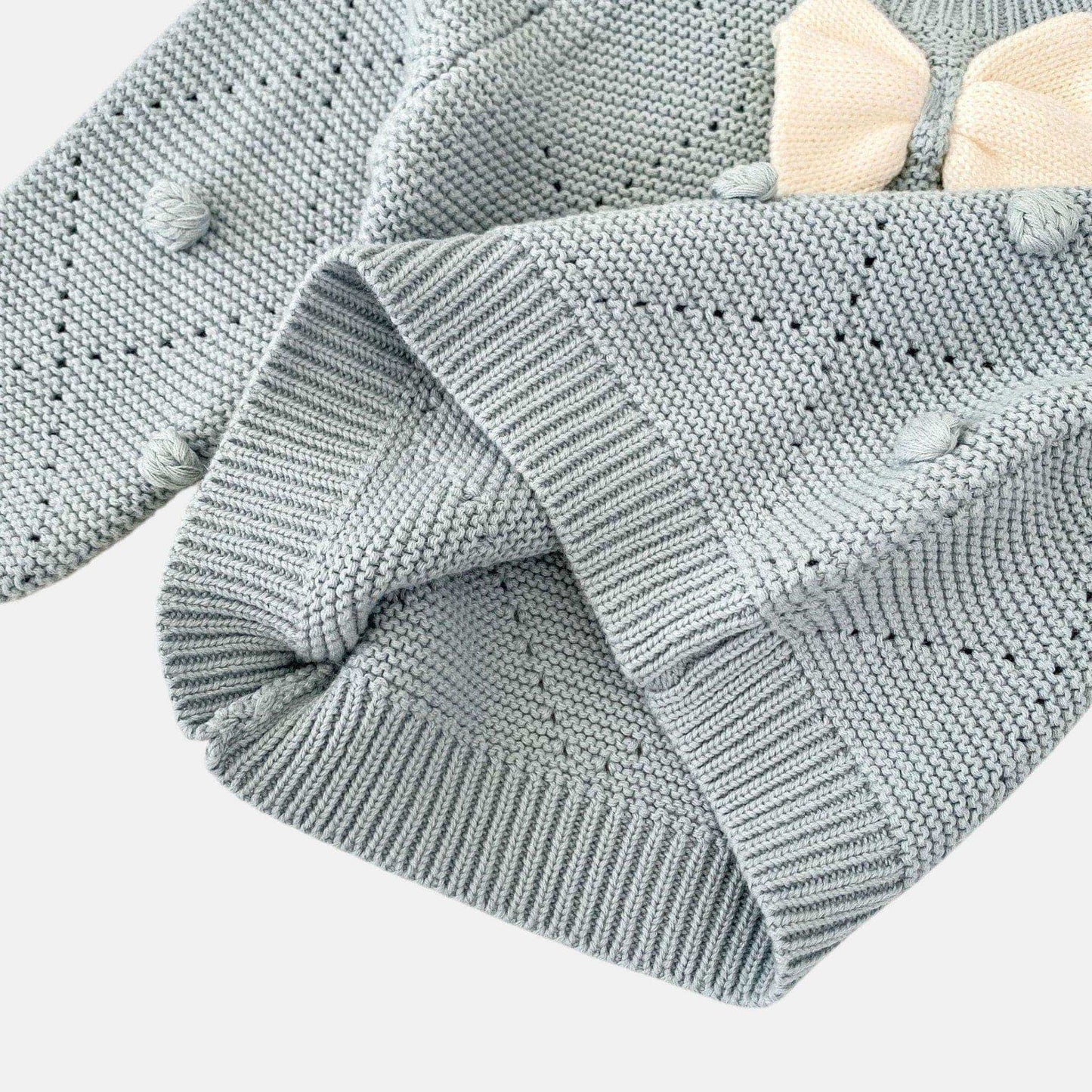 Marina Bow Cotton Knit Sweater (3m-3yrs)