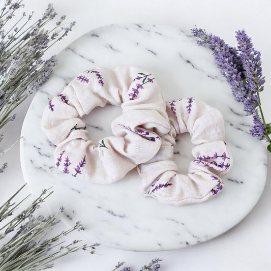 Mother & Daughter Matching Hair Scrunchies, Lavender - Lifestyle - Bambisserie