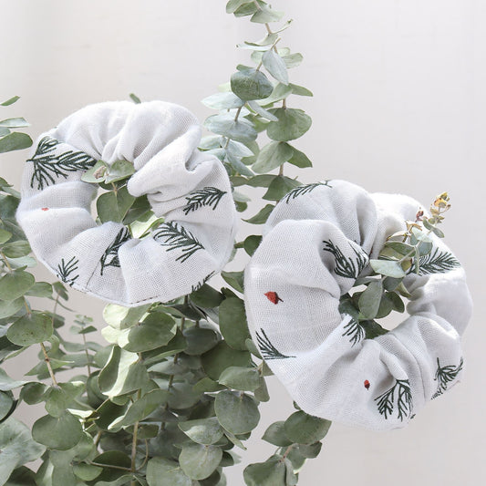 Mother & Daughter Matching Hair Scrunchies, Pine Trees - Lifestyle - Bambisserie