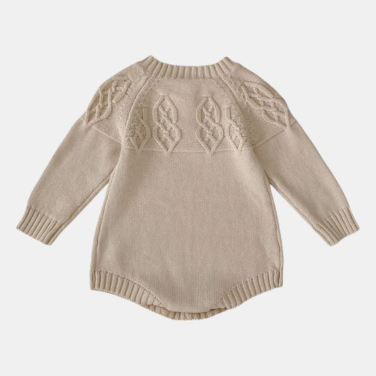 Rowan Jacquard Cotton Knit Romper (3m-24m)