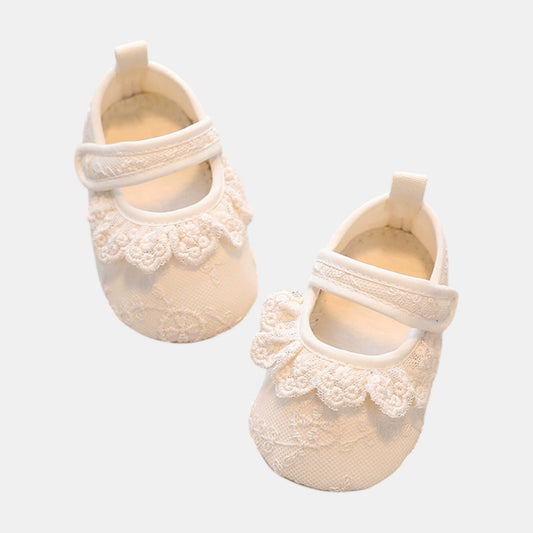 Ruffle Lace Cotton Baby Shoes