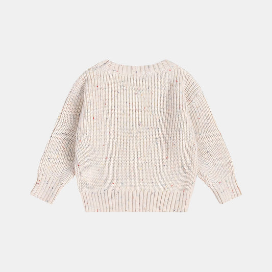 Beige Confetti Knit Sweater (3m-5yrs)