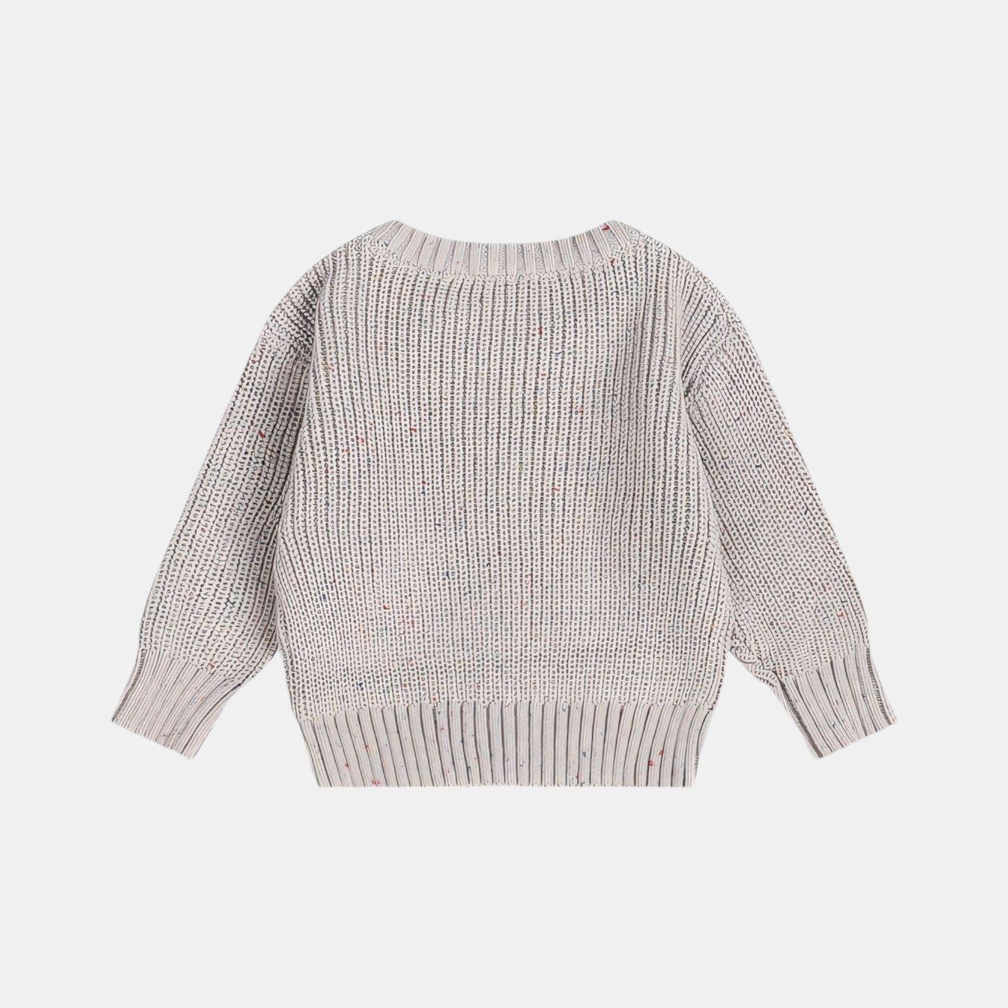 Grey Confetti Knit Sweater (3m-5yrs)