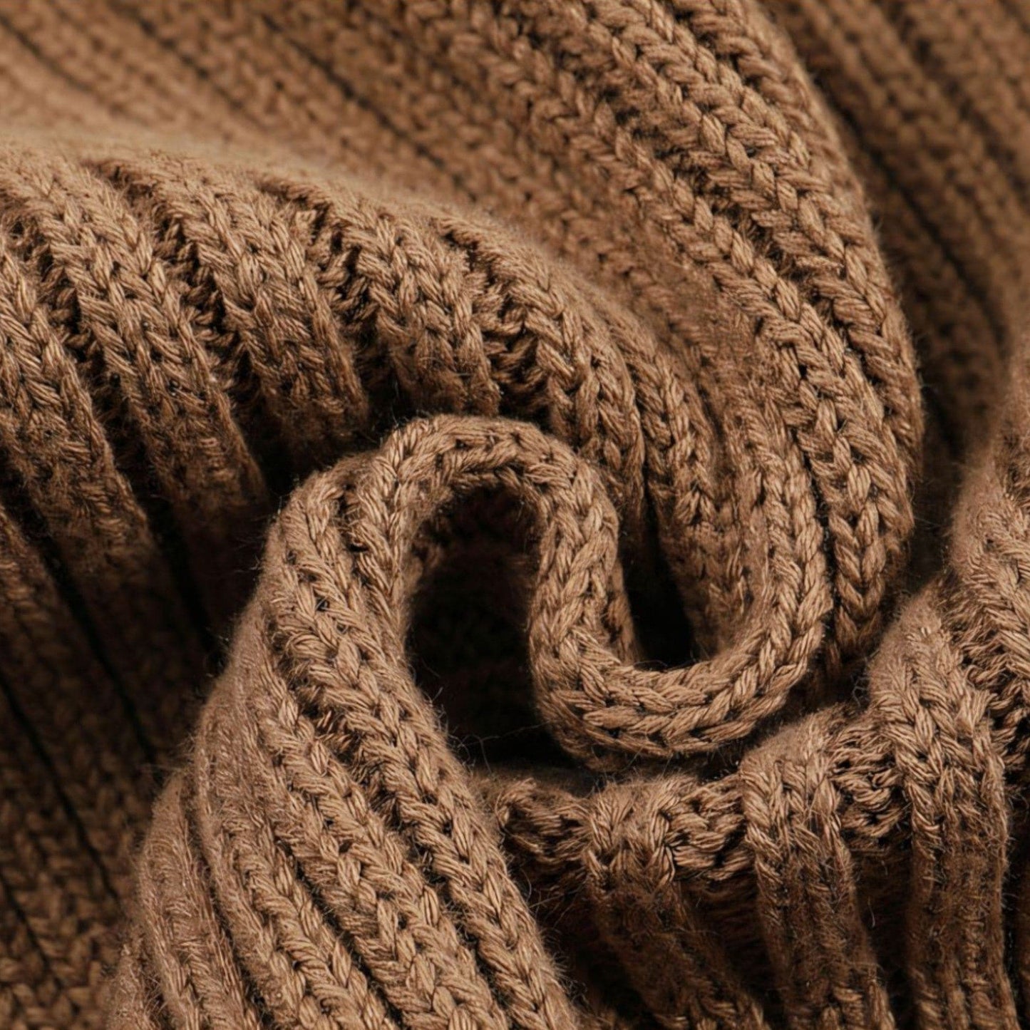 Soft Cotton Knit Baby Romper, Brown (0m-24m)