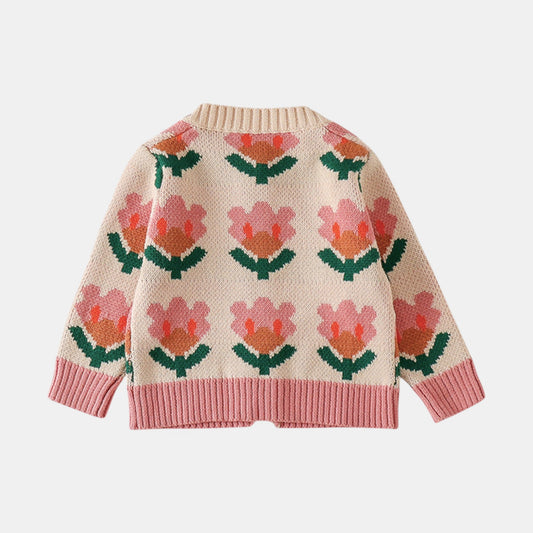 Tulip Grace Cotton Knit Cardigan (3m-3yrs)