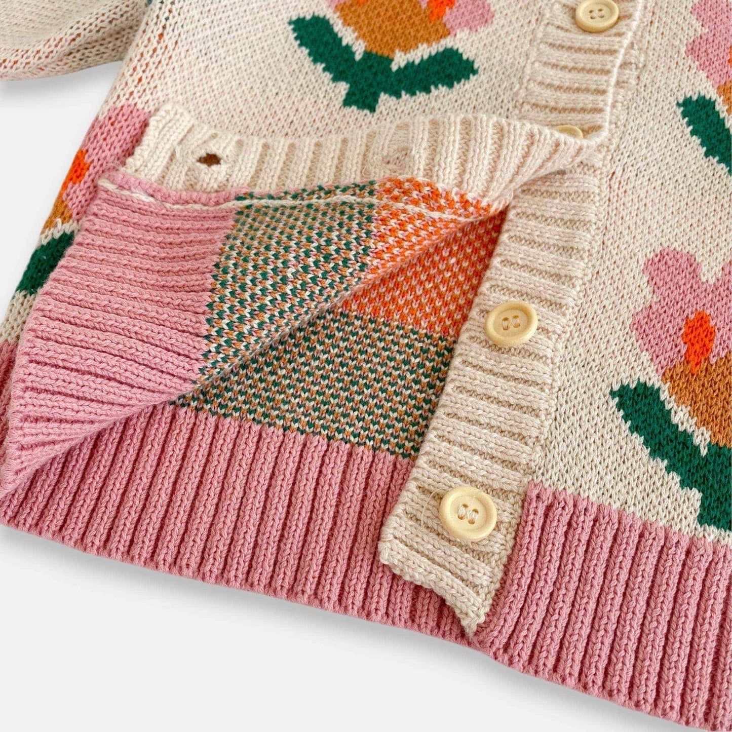 Tulip Grace Cotton Knit Cardigan (3m-3yrs)