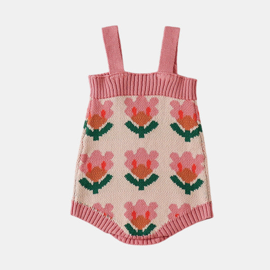 Tulip Grace Cotton Knit Romper (3m-3yrs)