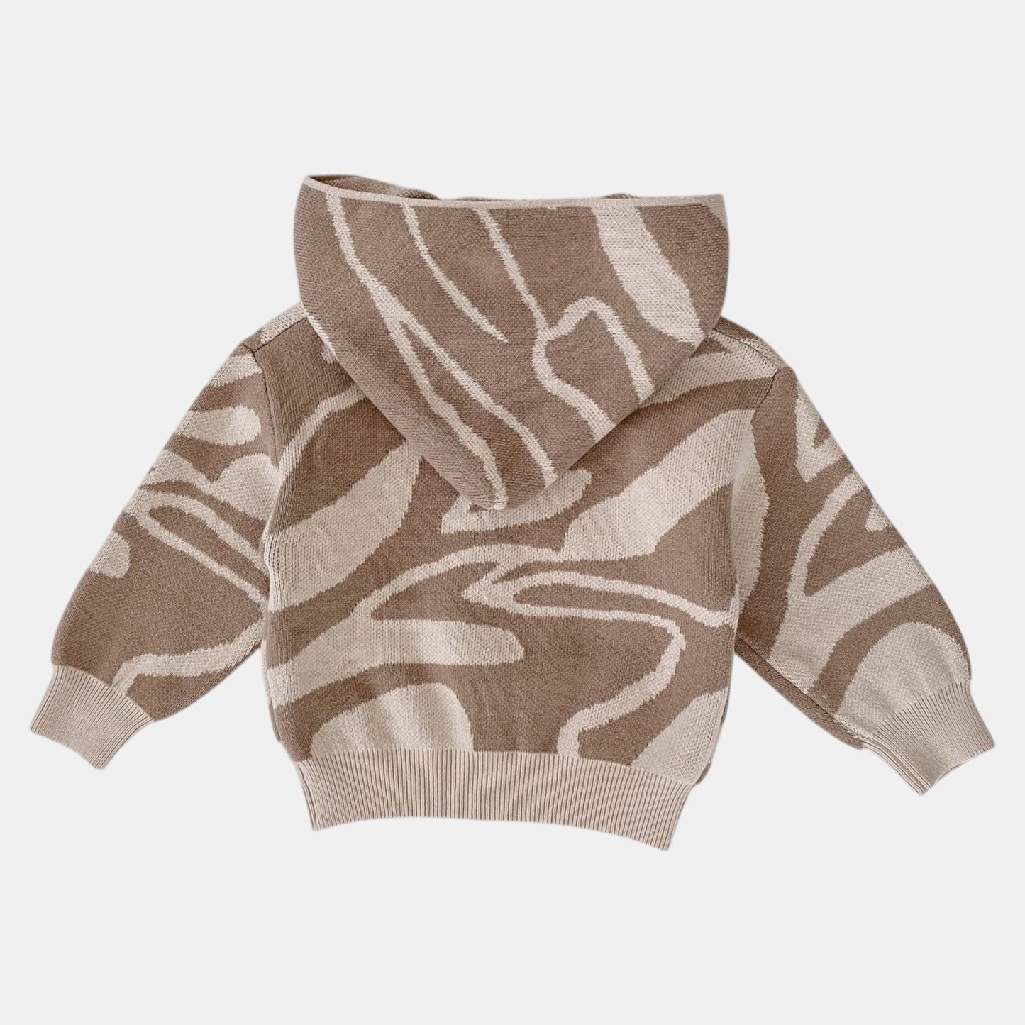 Wild Safari Cotton Knit Hoodie (3m-3yrs)