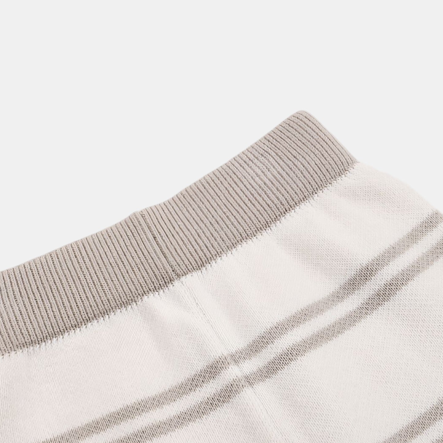 Grey Stripes Cotton Knit Set (3m-3yrs)