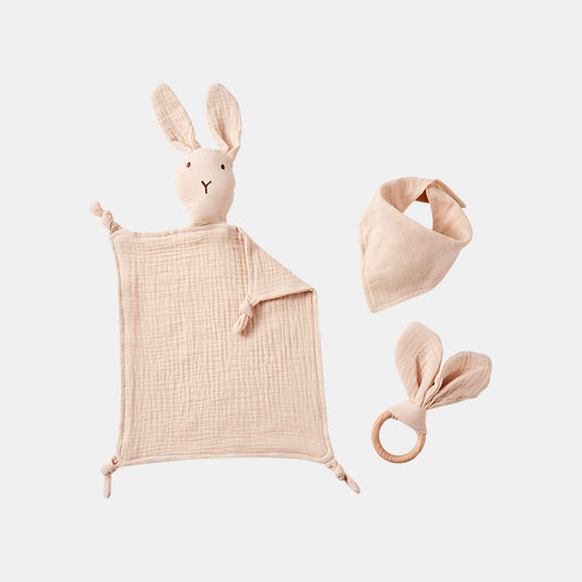 Baby Bunny Cotton Comfort Set, Biscuit