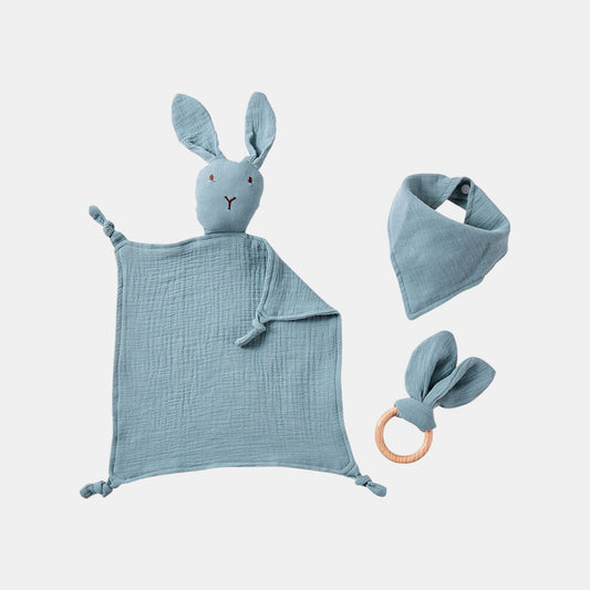 Baby Bunny Cotton Comfort Set, Ocean Breeze