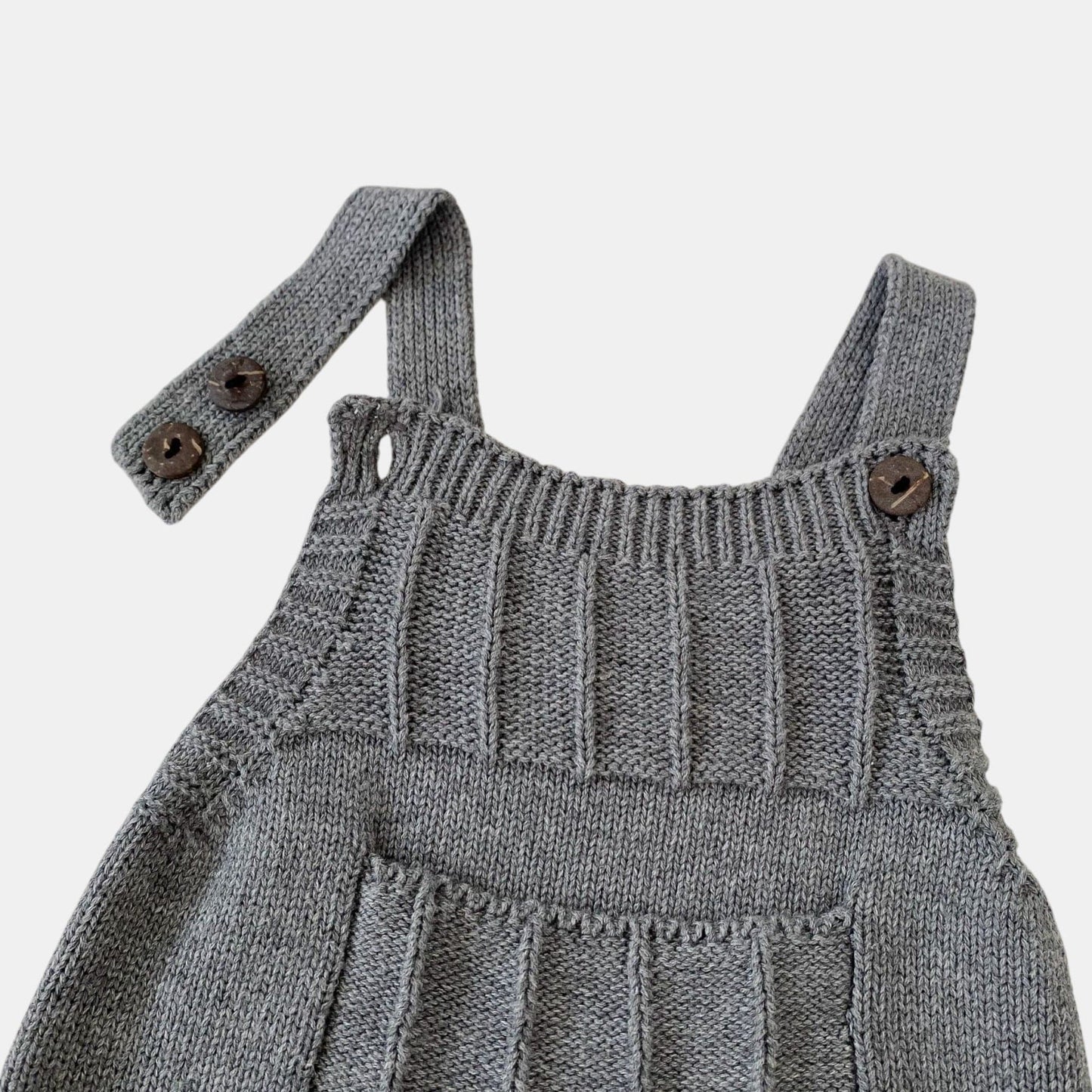 Alex Pocket Cotton Knit Romper (3m-24m)