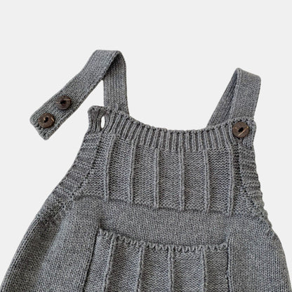Alex Pocket Cotton Knit Romper (3m-24m)