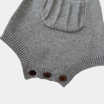 Alex Pocket Cotton Knit Romper (3m-24m)