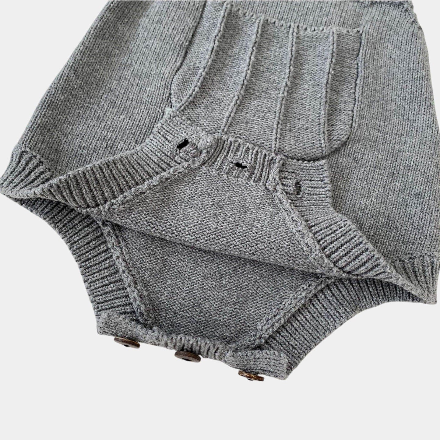 Alex Pocket Cotton Knit Romper (3m-24m)