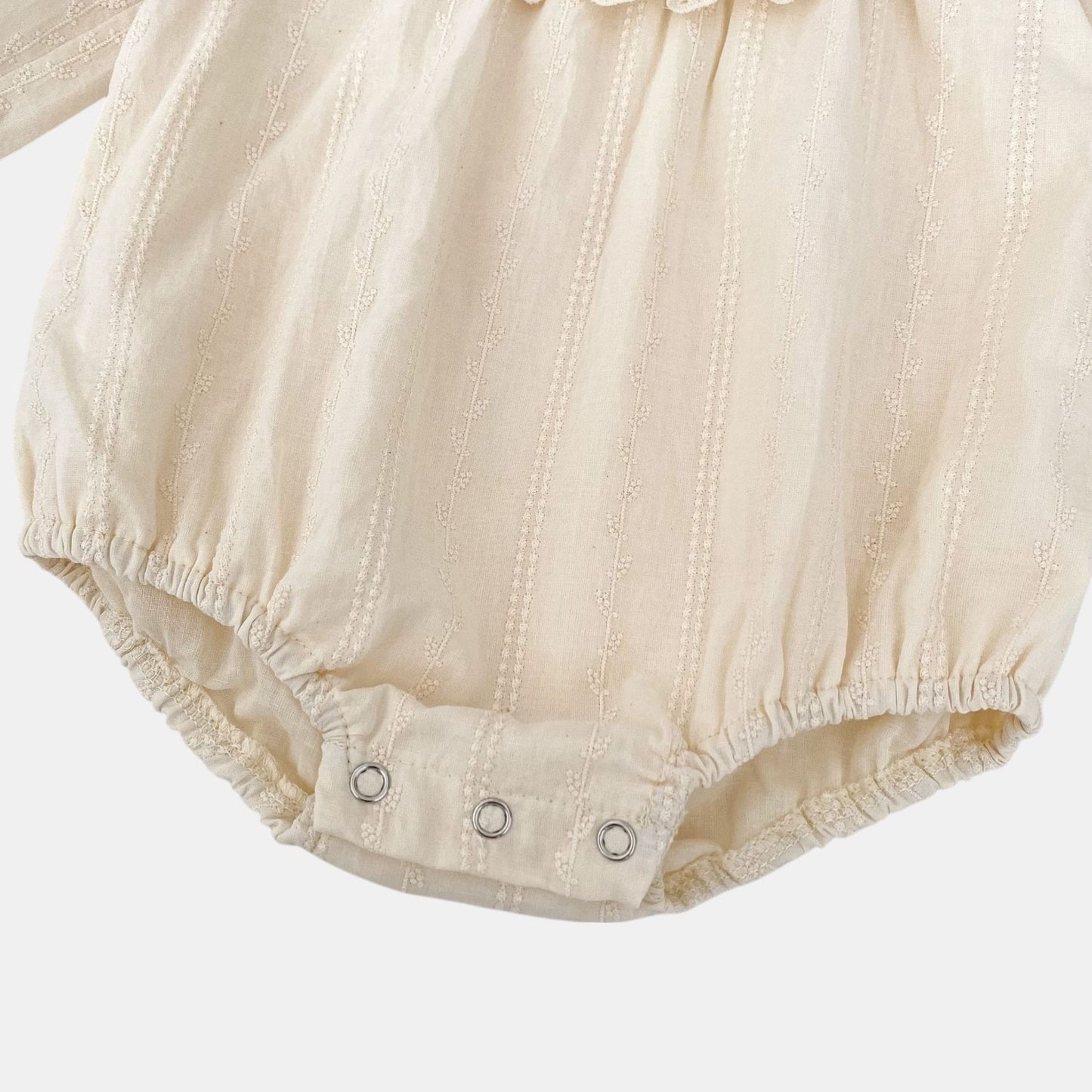 Anya Lace Cotton Romper (3m-24m)